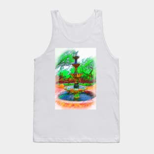 The Spanish Courtyard Fountain Tank Top